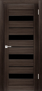 Товар Межкомнатная дверь Легенда X-5 тон Грей Остекление Лакобель черное