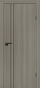 Товар Межкомнатная дверь P-20 AL черный молдинг Эвкалипт португальский