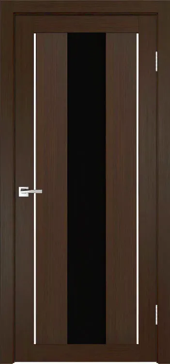 Фото Межкомнатная дверь Легенда Y-2 тон Грей Остекление Лакобель черное